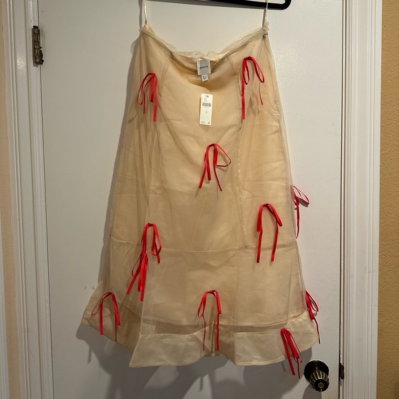 Maeve Ribbon Pencil Midi Skirt - Picture 10 of 13